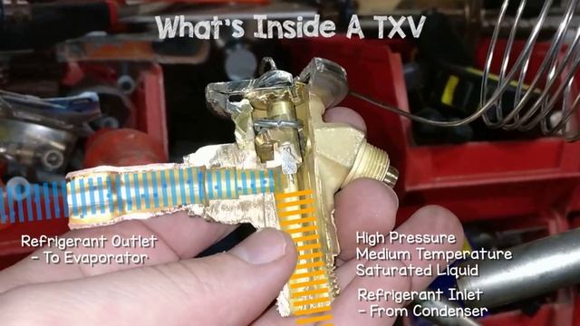 What's inside a Thermal Expansion Valve TXV - how it works hvac смотреть онлайн
