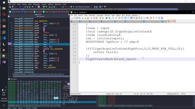 RE: Flag Checker - KCSC CTF 2022 смотреть онлайн