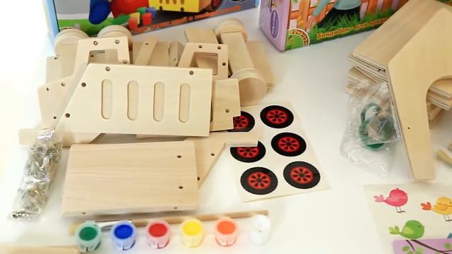 Наборы для моделирования из дерева ВONDIBON смотреть онлайн