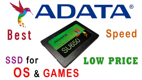 Обзор и тест SSD SSD A-Data Ultimate SU650 (ASU650SS-120GT-R) под систему и игры