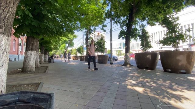 Звуки города в центре Краснодара смотреть онлайн