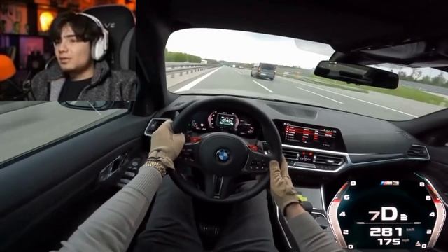 BMW M3 G80 XDrive 720HP TEST DRIVE ON GERMAN AUTOBAHN