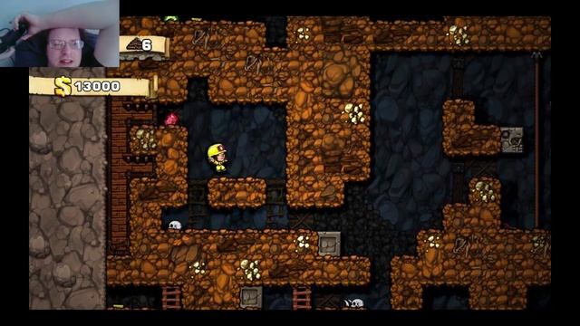 spelunky episode 32 i made it to olmec yay смотреть онлайн