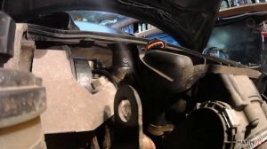 Замена датчика давления и температуры топлива volvo s80II