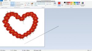 КАК СДЕЛАТЬ ОТКРЫТКУ В PAINT НА 8 МАРТА / My Clips