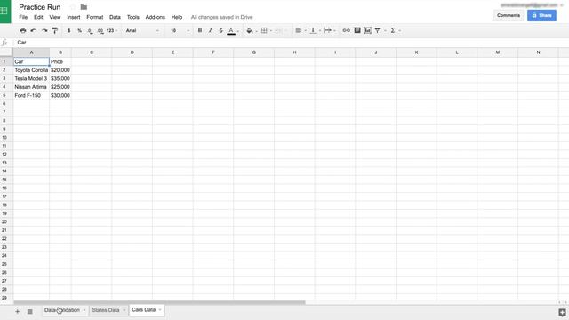 Spreadsheet Data Validation Pop Up Menu смотреть онлайн