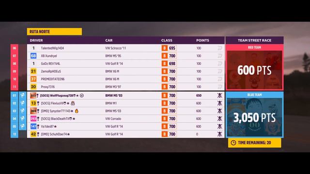 Forza Horizon 5 - Street Contest - B700 Streetscene - BMW M5 ´03 RWD w/tune - Autumn Series 8 смотреть онлайн