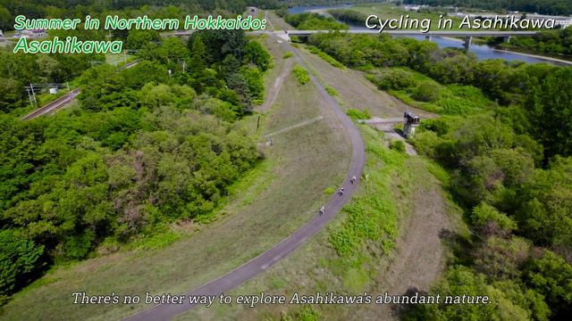 Cycling in Asahikawa(Summer trip, Northern Hokkaido, Asahikawa City ) смотреть онлайн