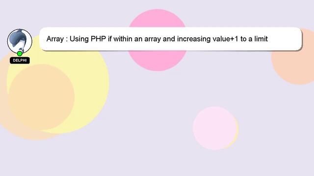 Array : Using PHP if within an array and increasing value+1 to a limit смотреть онлайн