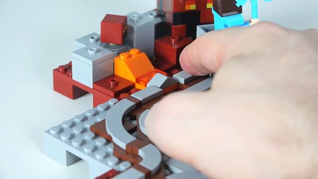 LEGO Minecraft: The Nether Railway 21130 - Обзор смотреть онлайн