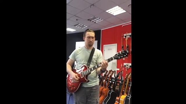 Gibson Les Paul Standard 2018 Blood Orange Burst смотреть онлайн