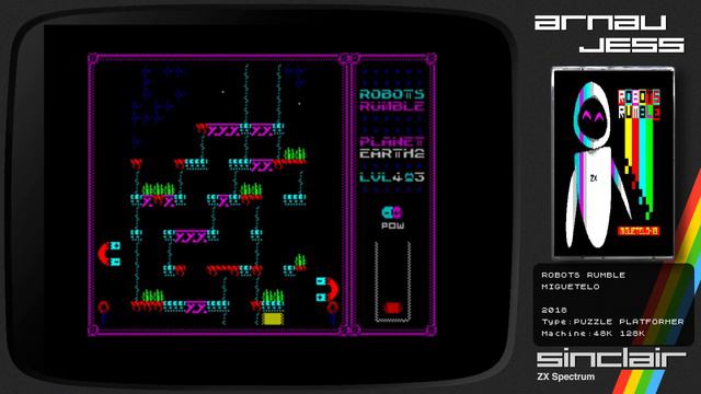 ROBOTS RUMBLE Zx Spectrum by Miguetelo смотреть онлайн