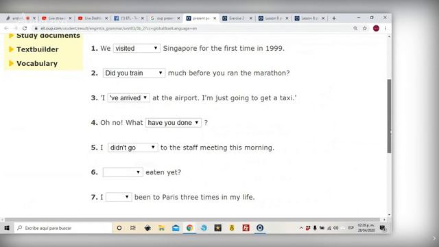 OS3 - M5 - P 74 & 75 - PRESENT PERFECT SIMPLE VS PAST SIMPLE смотреть онлайн