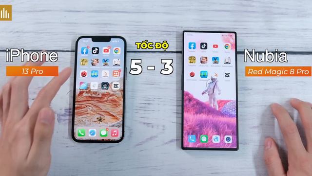 Speed Test Nubia Red Magic 8 Pro Và IPhone 13 Pro: Flagship đối đầu - IPhone Quá “Đẳng’s Cấp”!
