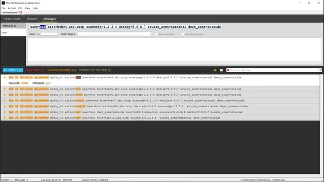 NetWitness Log Parser Part 1 смотреть онлайн