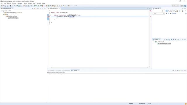 First Java Program: Hello World смотреть онлайн