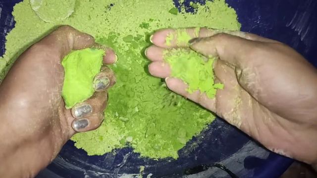 GREEN CORNSTARCH 💚+GREEN BAKING SODA CUPS 💚+ WHITE GYMCHALK CUPS 🤍 смотреть онлайн