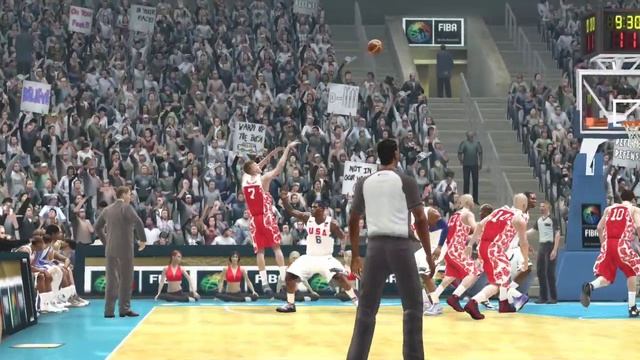 Russia vs USA NBA Live 10 FIBA World Champions Group Stage Round смотреть онлайн