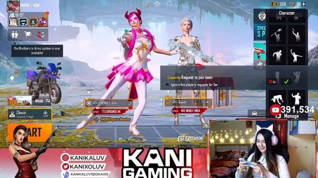 Hydra Kani & Kaash Plays React On Kanika's Photo On BGMI Poster ? | Kanika React Her Photo on BGMI смотреть онлайн