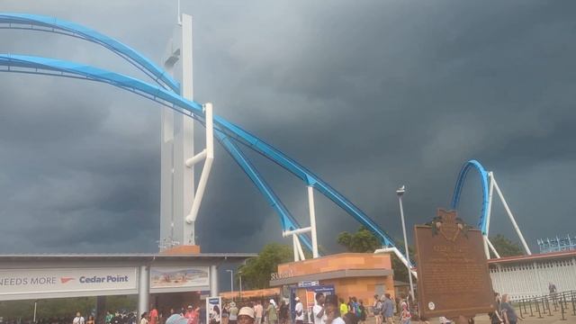 Severe Thunderstorm Alert At Cedar Point
