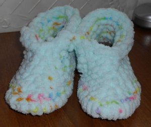 Тапочки из пряжи Ализе Пуффи.mp4