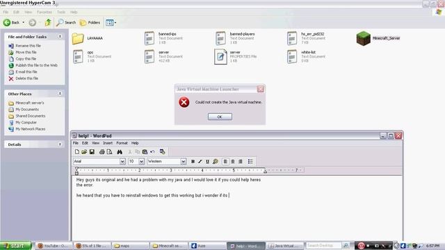 Can Not create Java Virtual Machine Error HELP! смотреть онлайн