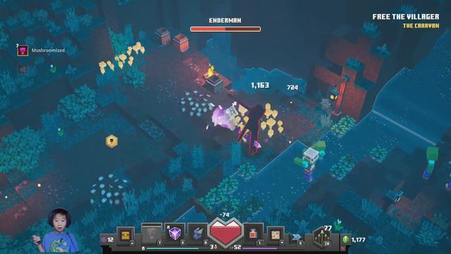 How to get Creeper Woods Eye of Ender - Minecraft Dungeons - Nintendo Switch смотреть онлайн