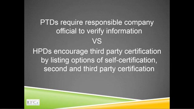 Product Transparency Declarations смотреть онлайн