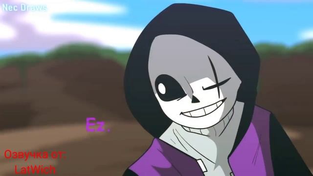 EPICK!Sans vs DELTA!Sans ( РУССКАЯ ОЗВУЧКА) смотреть онлайн