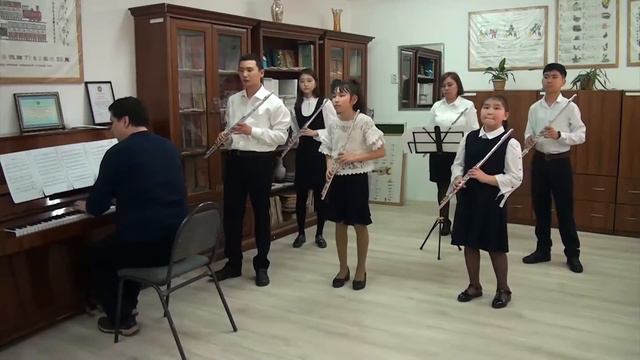 "Жас музыкант - 2021» 54- ші Республикалық фестиваль-байқау. Флейтистер ансамблі. смотреть онлайн