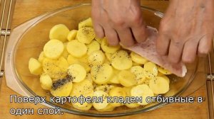 Сочные и аппетитные: ОТБИВНЫЕ из СВИНИНЫ с КАРТОШКОЙ в ДУХОВКЕ