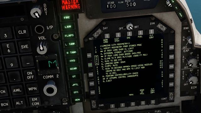 AV-8B Harrier: Emergency Checklist Cards Tutorials | DCS WORLD смотреть онлайн