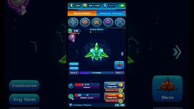 Evolve Fusion Stones And Max Upgread Ships In Galaxy Attack Alien Shooter (Part 3) смотреть онлайн