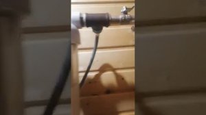 Подключили стиральную машину автомат на даче от колодца??