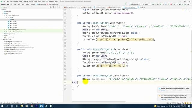 සින්හලෙන් Java Android 101- Gson Lesson II смотреть онлайн