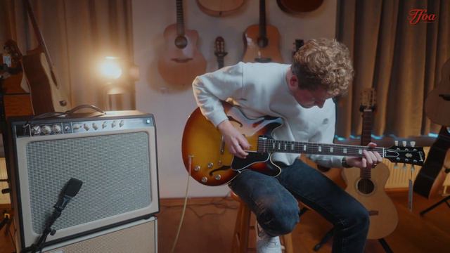 Gibson 1964 ES335 Reissue VOS Vintage Burst 2022 played by Milo Groenhuijzen | Demo смотреть онлайн