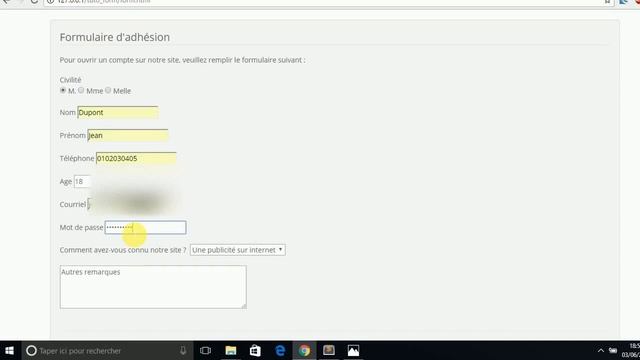 Création d'un formulaire HTML dynamique avec jQuery смотреть онлайн