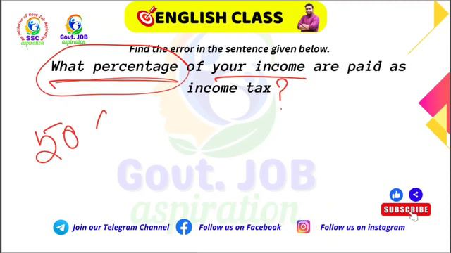 Subject Verb Agreement | SSC English Class | ERROR CORRECTION | CLASS-01/100 | SSC CGL, MTS, CHSL | смотреть онлайн