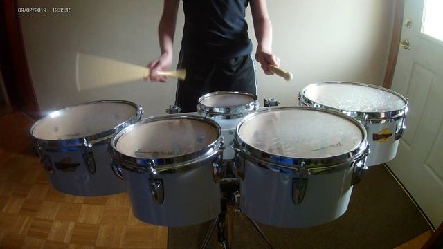 Jig 2 | Drumline Cadence | Quad Drums смотреть онлайн