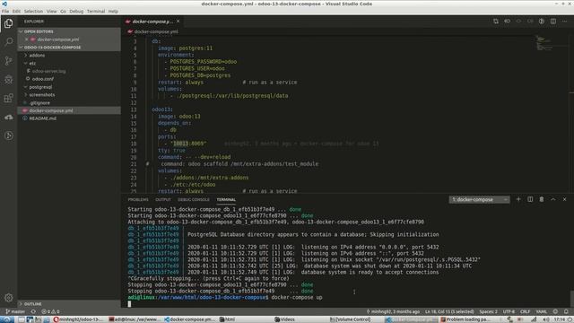 Install Odoo 13 dengan Docker Compose смотреть онлайн