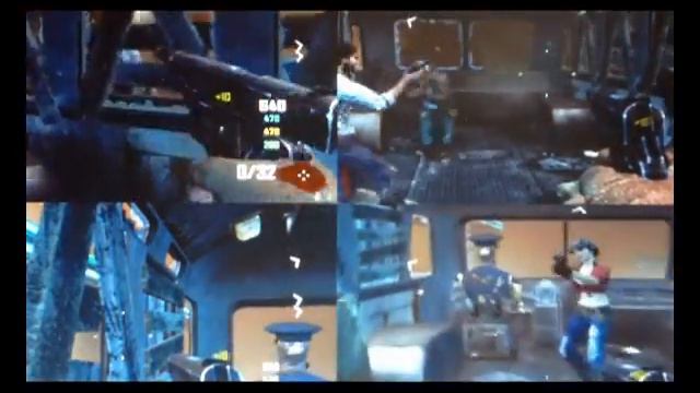 Call Of Duty Black ops 2 zombies 4 player split-screen gameplay test смотреть онлайн
