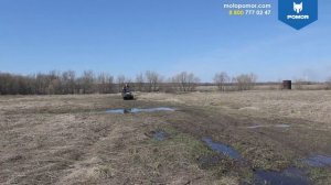 Летняя эксплуатация всесезонного мотобуксировщика POMOR X2