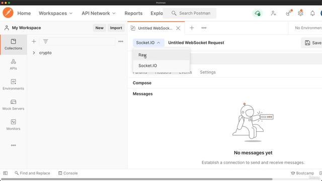 3.7 Testing WebSocket Connection Using PostMan смотреть онлайн