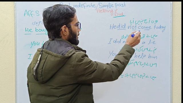 Past indefinite tense/Simple past tense ka full concept/ Use of did /examples Urdu/hindi to english смотреть онлайн