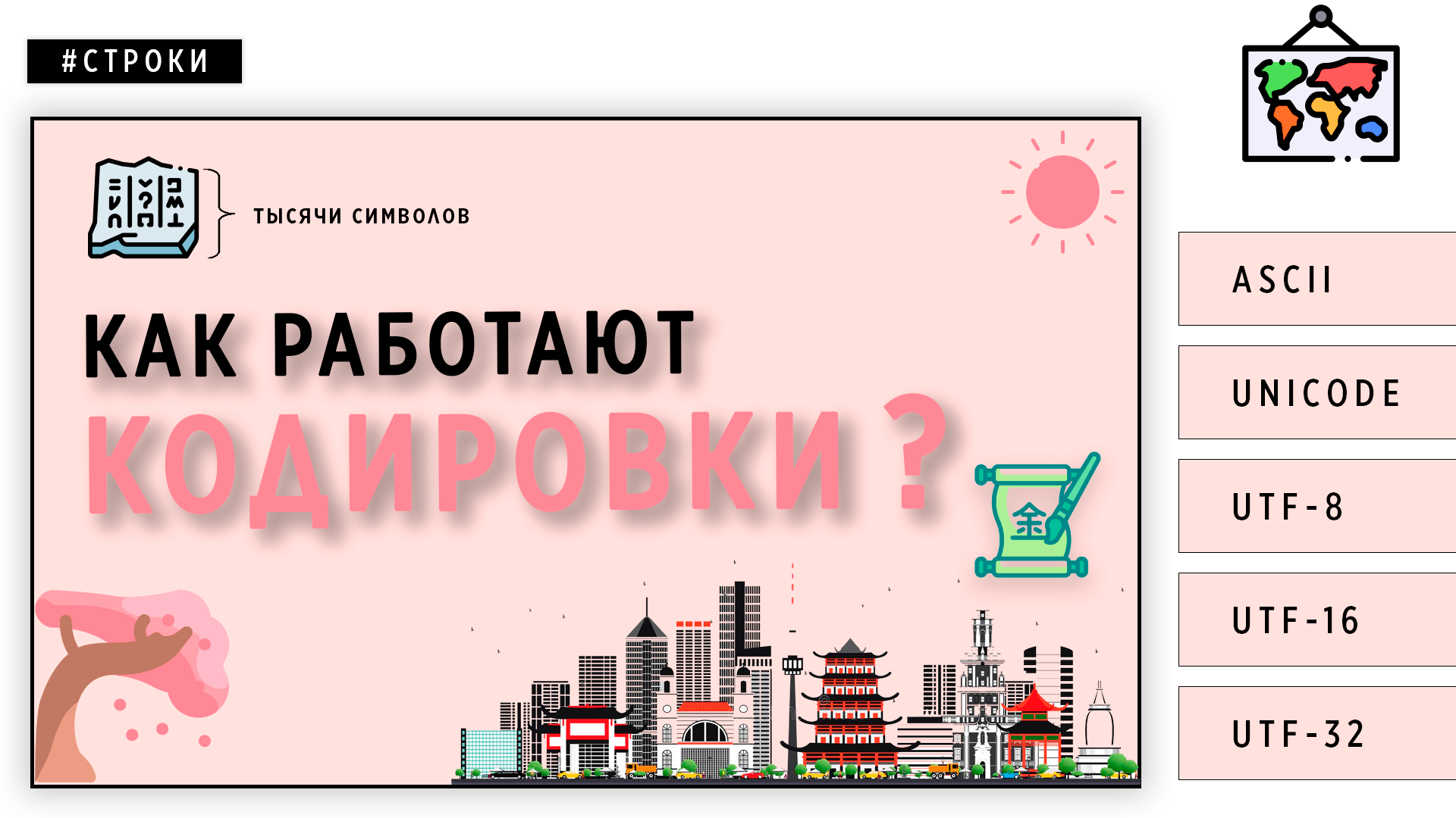 КАК РАБОТАЮТ КОДИРОВКИ | ОСНОВЫ ПРОГРАММИРОВАНИЯ смотреть онлайн