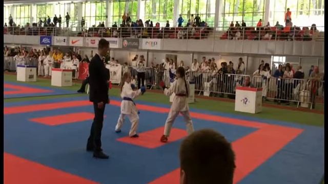 WKF karate Nika #goldengirl GASHNIKOVA Baltic GP 2017 смотреть онлайн