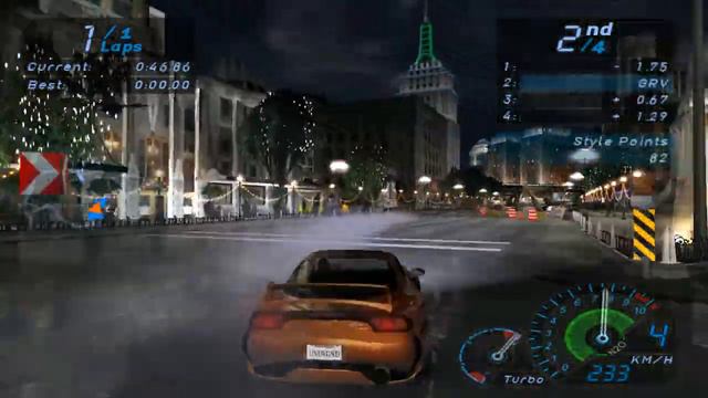Mazda RX7|Manual transmission|NFS Underground Sprint смотреть онлайн