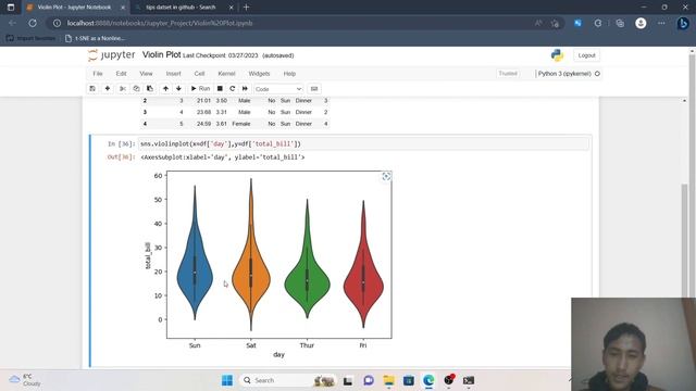 violin plot in seaborn | Nepali | Data scientist | Machine Learning | Statistics смотреть онлайн