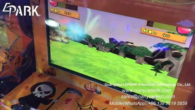EPARK Spooky Ball Shooting game machine смотреть онлайн