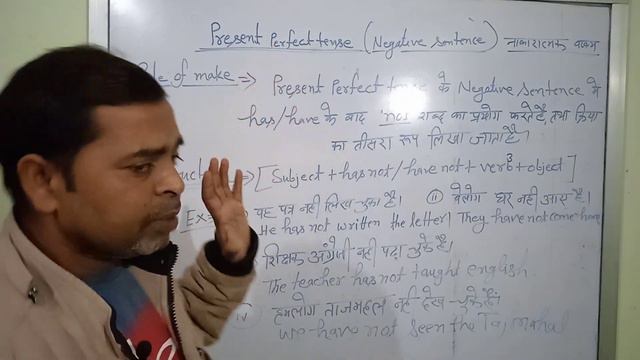 Present Perfect Tense (Negative Sentence Structure) : Has/Have+not+V3 смотреть онлайн